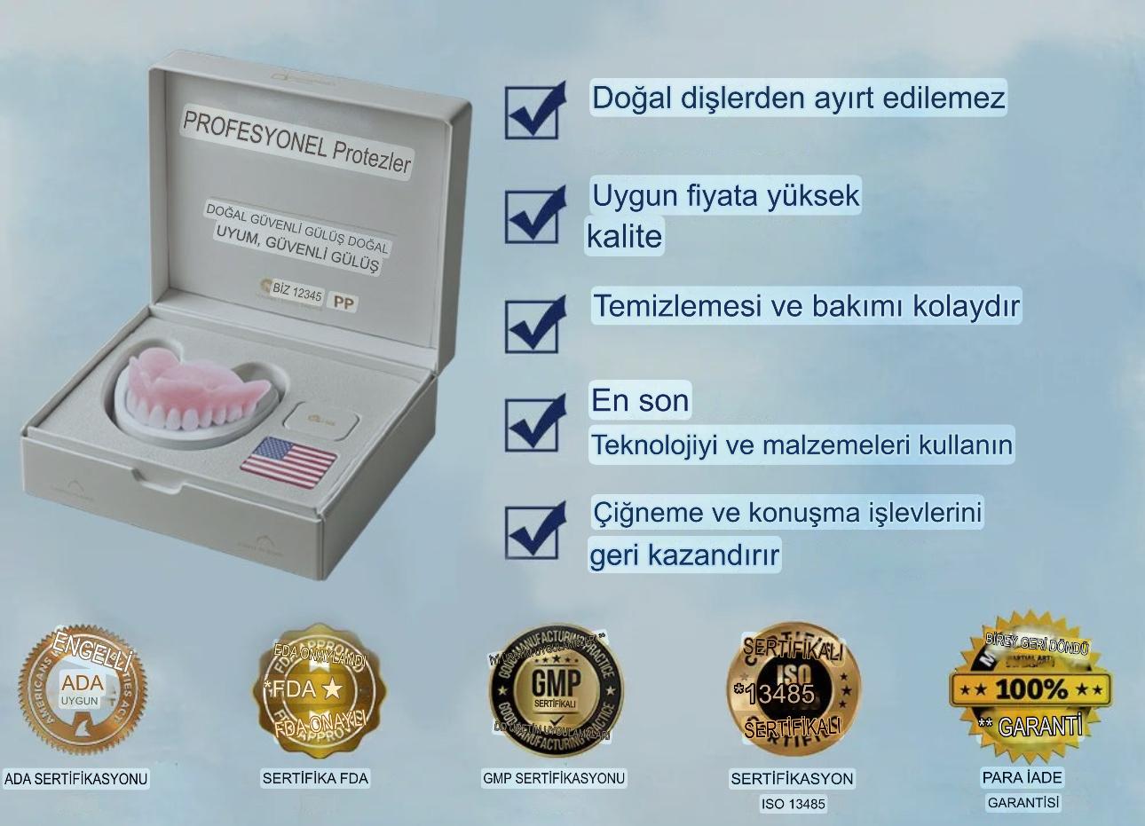 Denture Pluss™ 🦷Gelişmiş Kişiye Özel Tam Protez Seti🦷