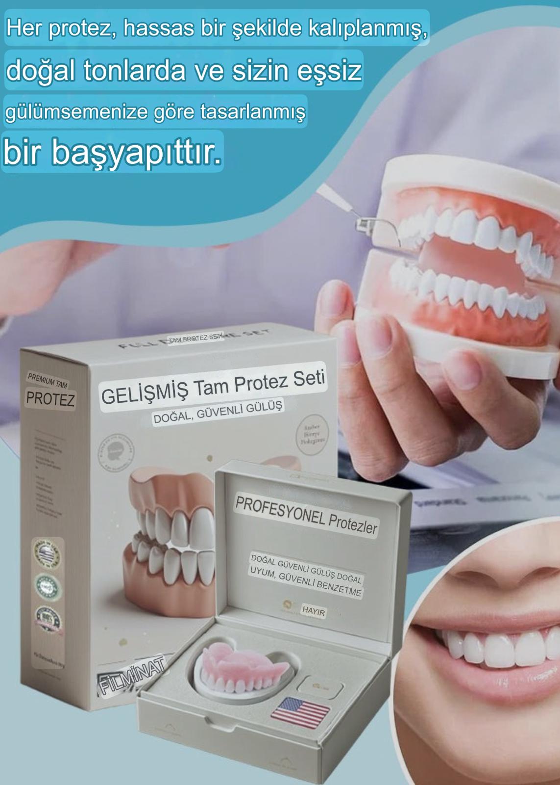 Denture Pluss™ 🦷Gelişmiş Kişiye Özel Tam Protez Seti🦷