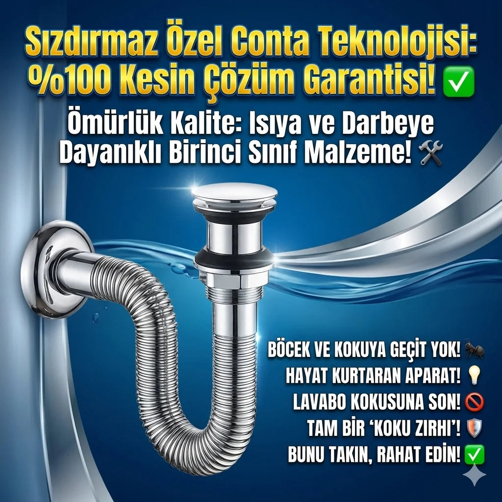 Pluss® Lavabo Koku Önleyici Sistem