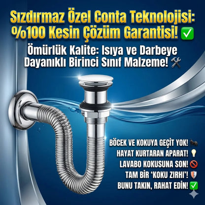 Pluss® Lavabo Koku Önleyici Sistem
