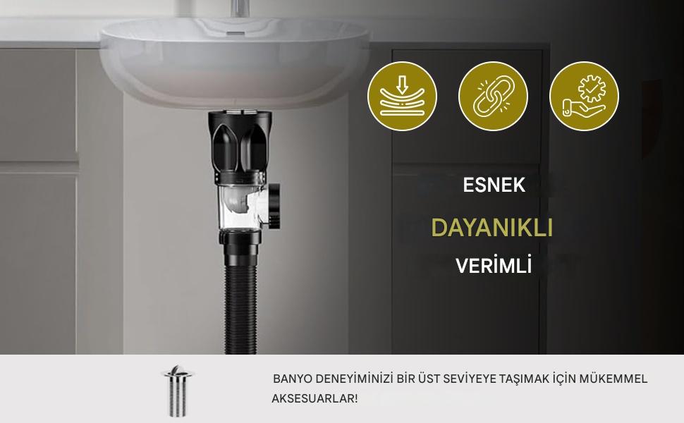 Pluss® Lavabo Koku Önleyici Sistem