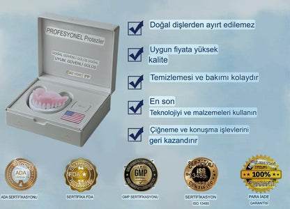 Denture Pluss™ 🦷Gelişmiş Kişiye Özel Tam Protez Seti🦷