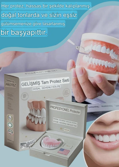 Denture Pluss™ 🦷Gelişmiş Kişiye Özel Tam Protez Seti🦷